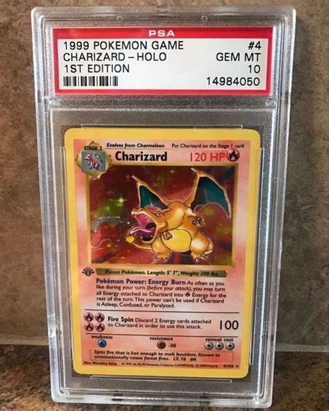 1st edition psa 10 charizard.